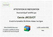 six bricks N1 Carole JACQUOT